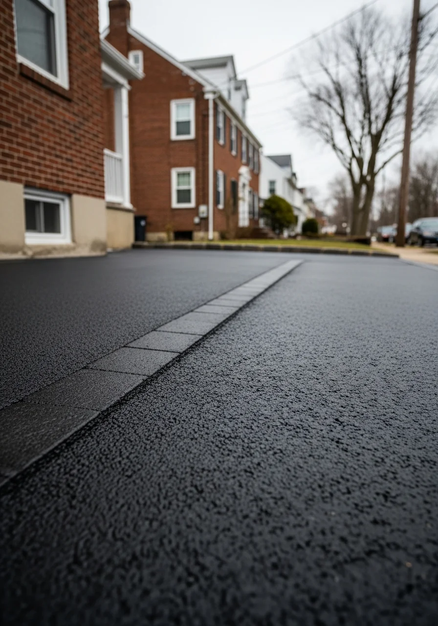 Close-up of property maintenance work being performed on a North Jersey home exterior.