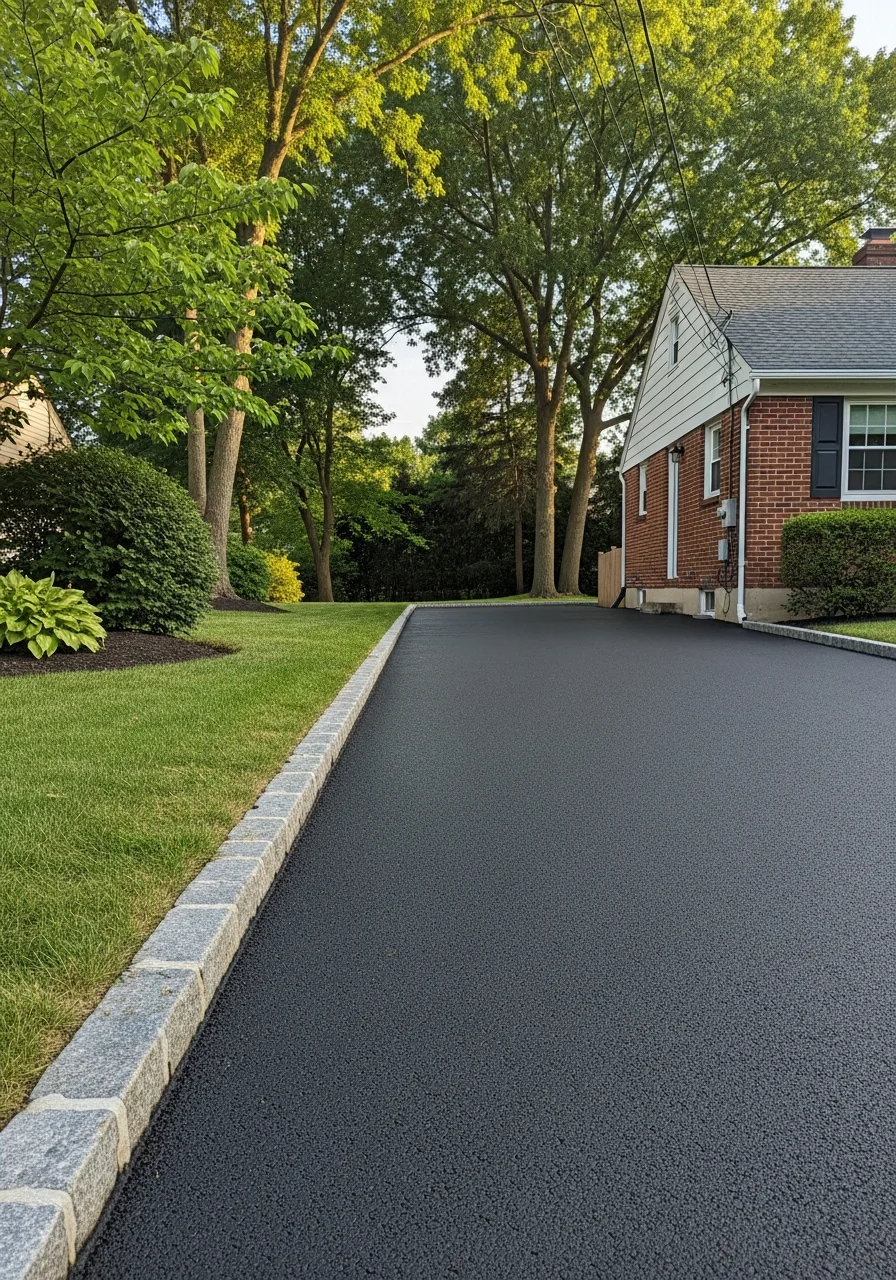 Professional crew member completing detailed work on a Union County residential property.